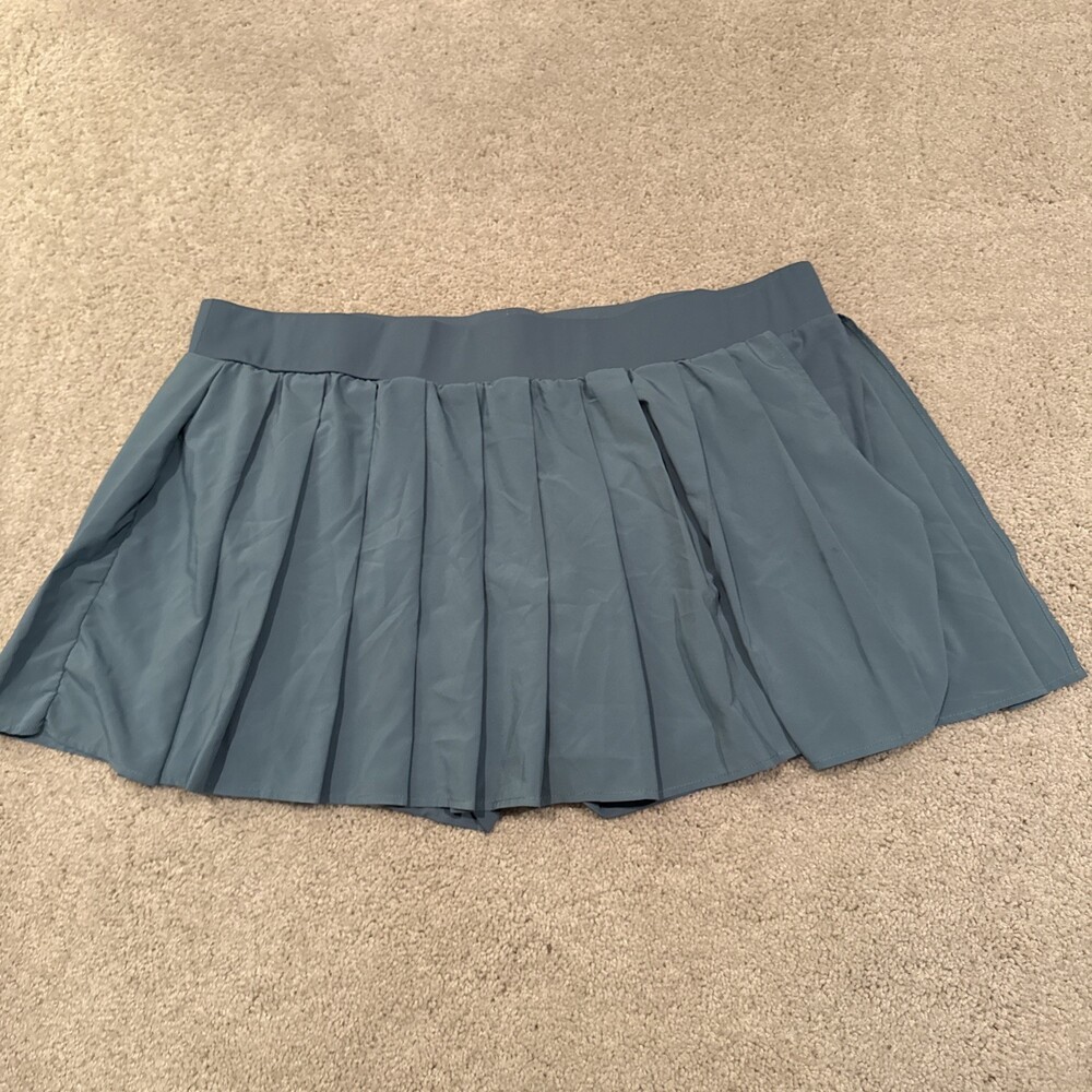 Halara Breezeful 3XHigh Waisted Pleated Skirt 2-in-1 Pocket Adjustable Buckle